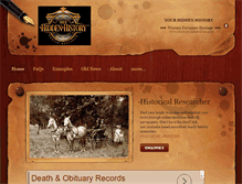 Tablet Screenshot of historicalfamilies.com